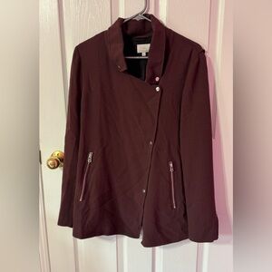 Wilfred Dark Burgundy Trench Coat